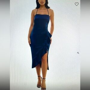 Blue cocktail dress!